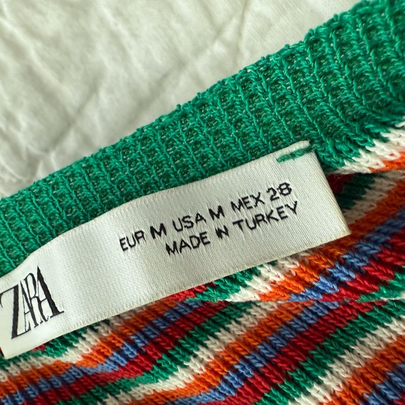 Zara Multicolor Striped Swim Coverup - Picture 5 of 5